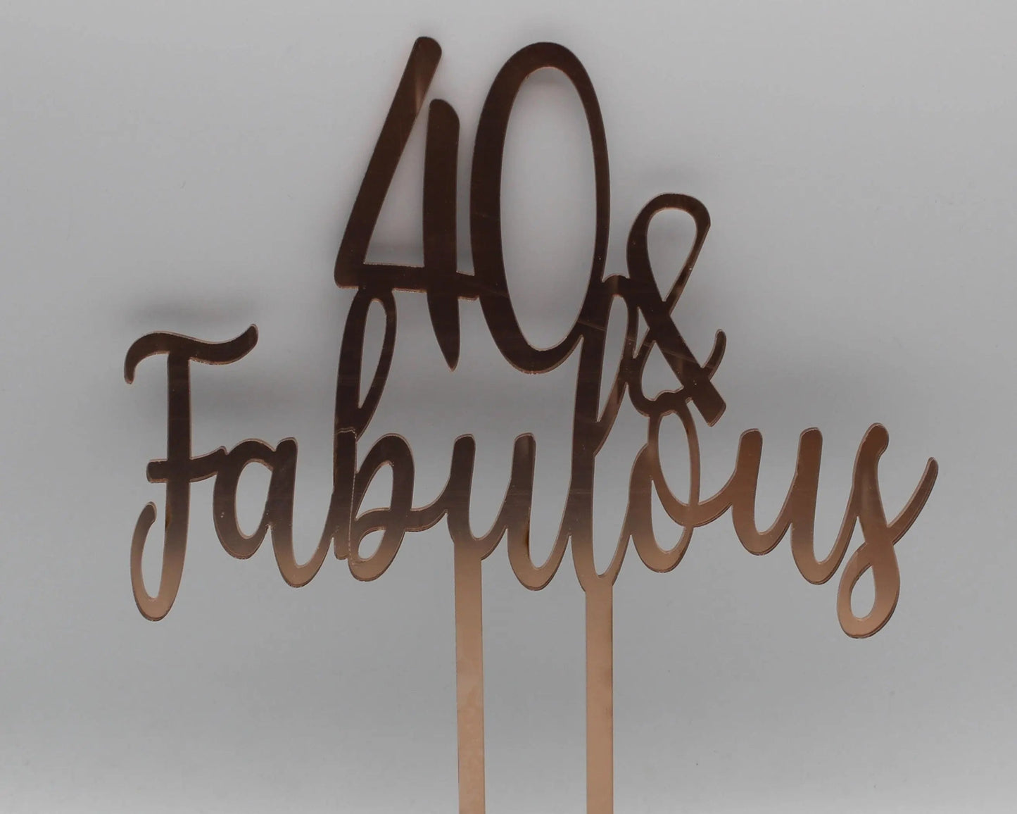 40, 50, etc. Fabulous Cake Topper - Haisley Design