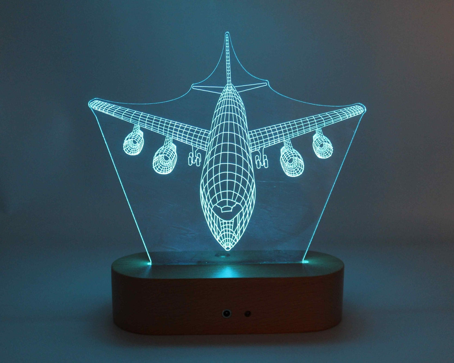 Aeroplane 3D Illusion Night Light - Haisley Design