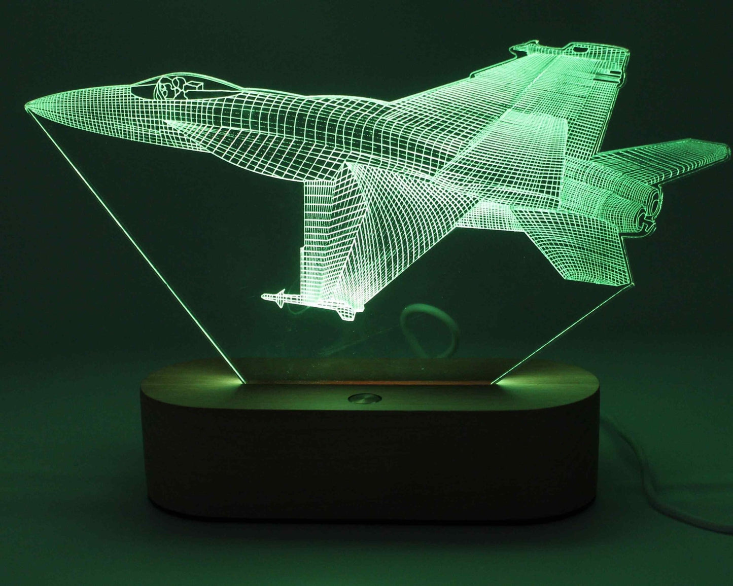 Aeroplane 3D Illusion Night Light - Haisley Design