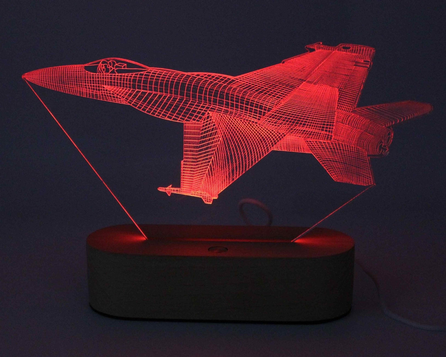 Aeroplane 3D Illusion Night Light - Haisley Design