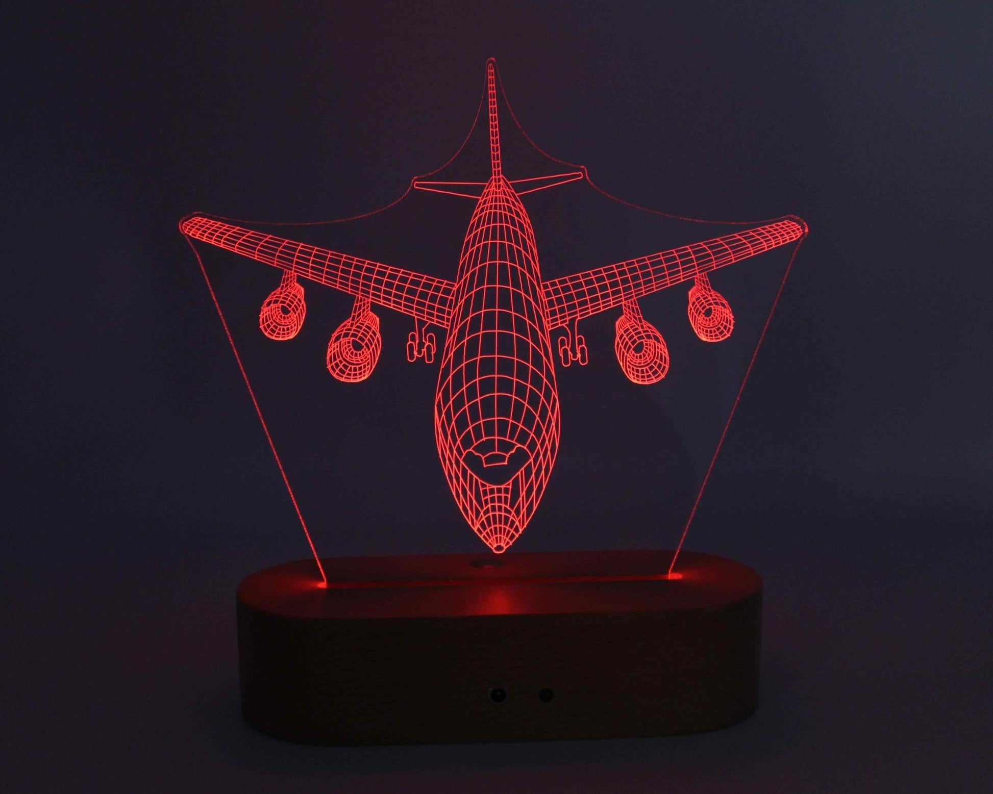 Aeroplane 3D Illusion Night Light - Haisley Design