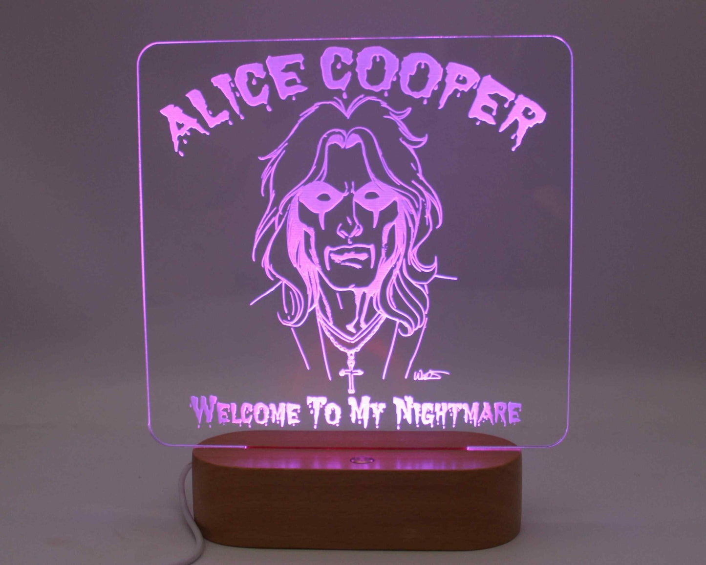 Alice Cooper Night Light - Haisley Design