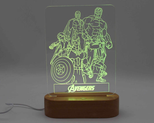 Avengers Night Light - Haisley Design