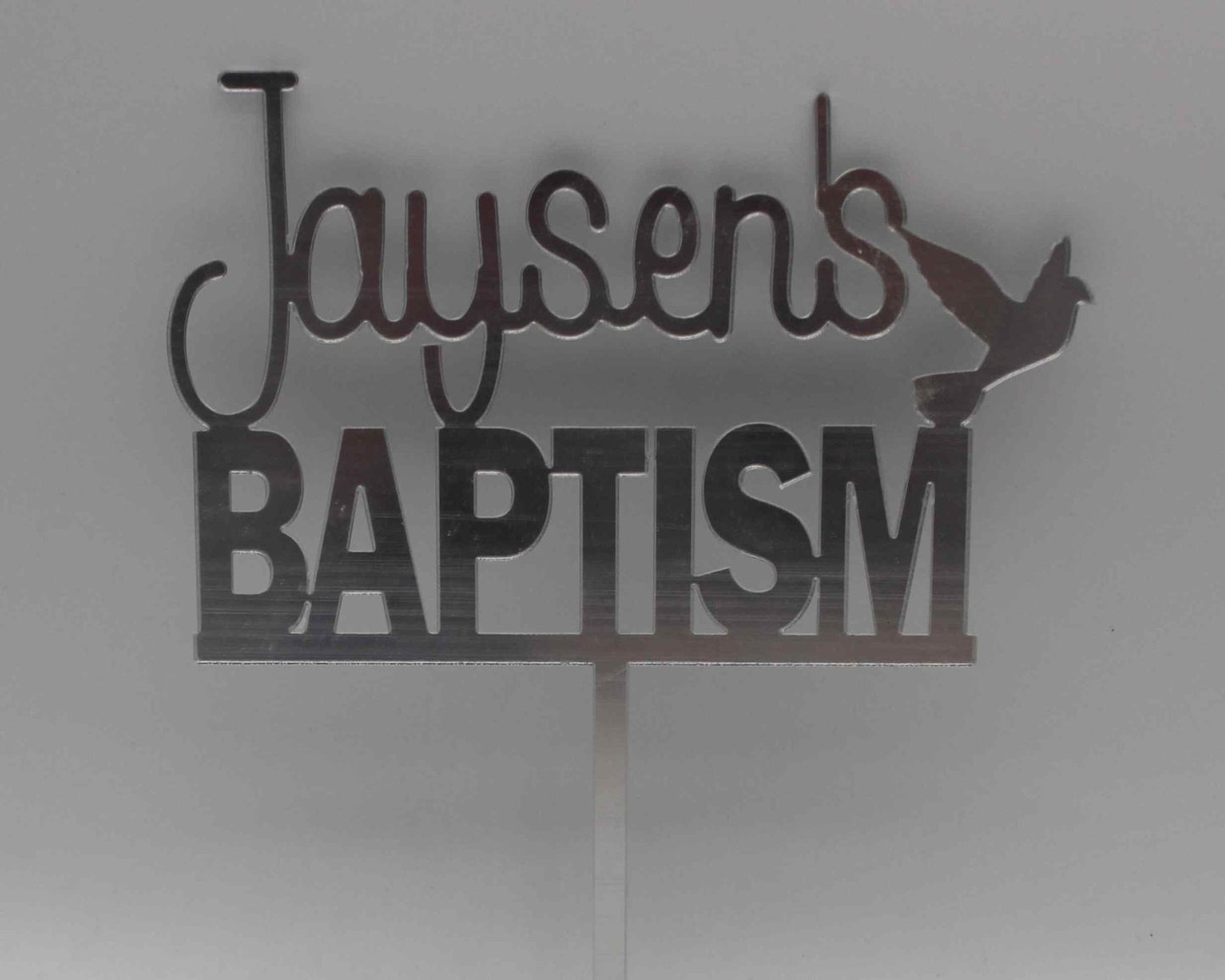 Baptism Cake Topper Personalised - Haisley Design