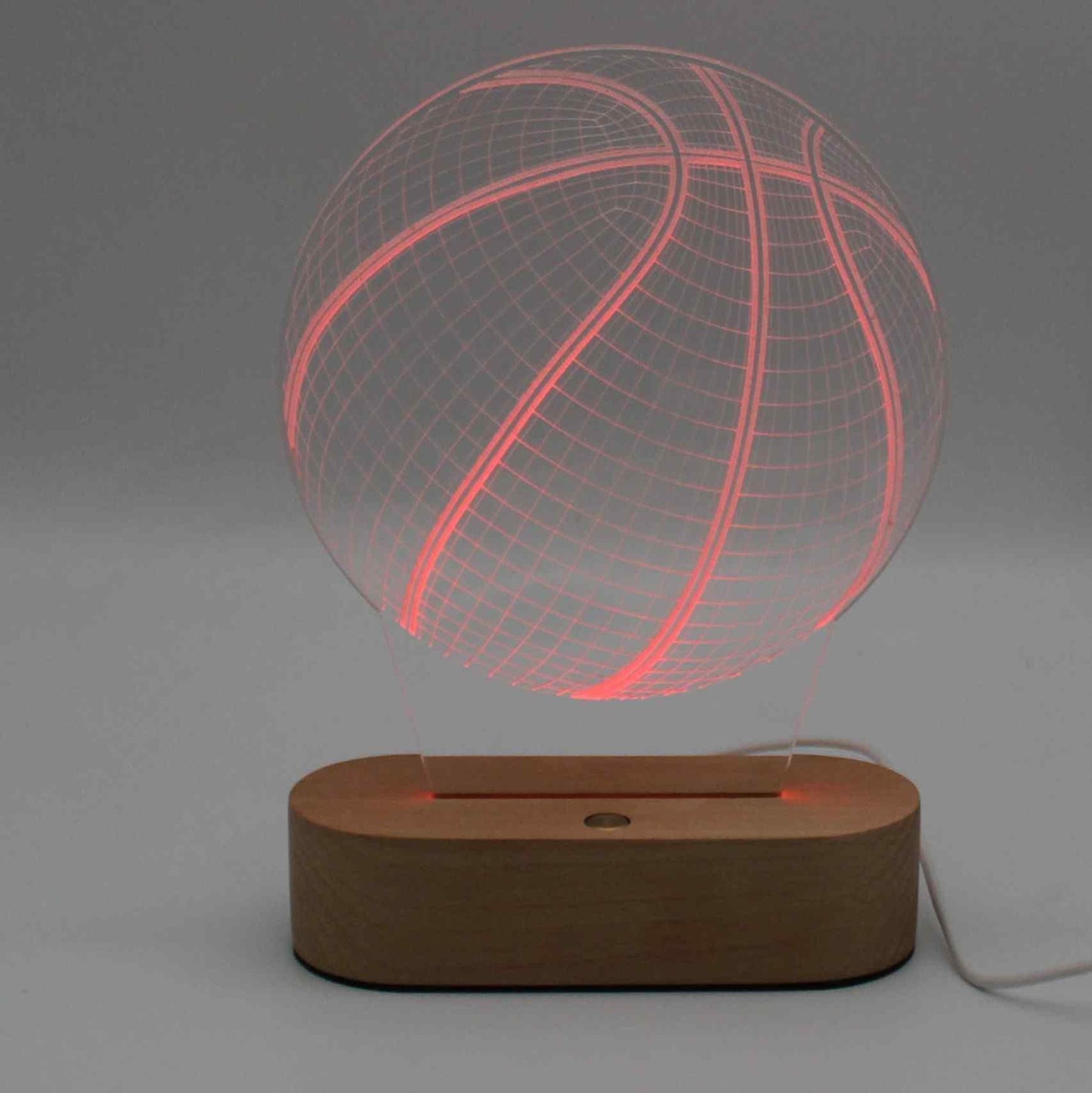 Basketball 3D Illusion Night Light - Haisley Design