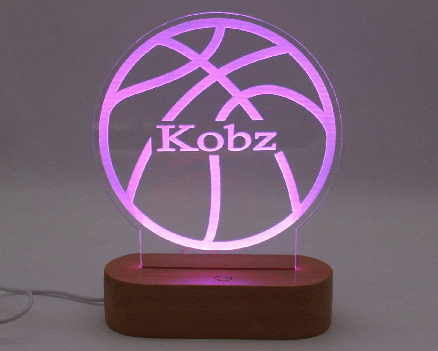 Basketball Light Personalised - Haisley Design