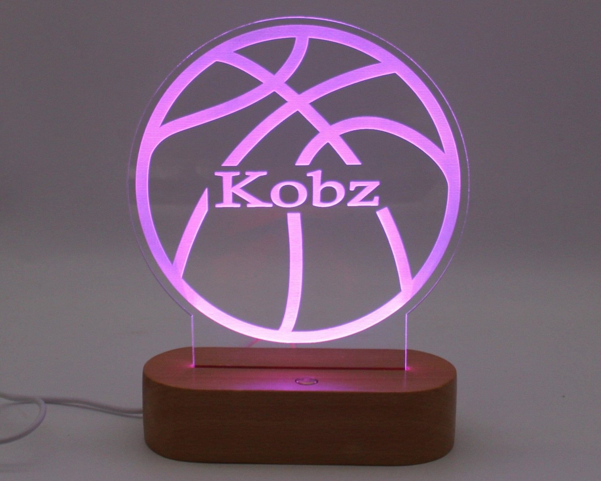 Basketball Light Personalised - Haisley Design