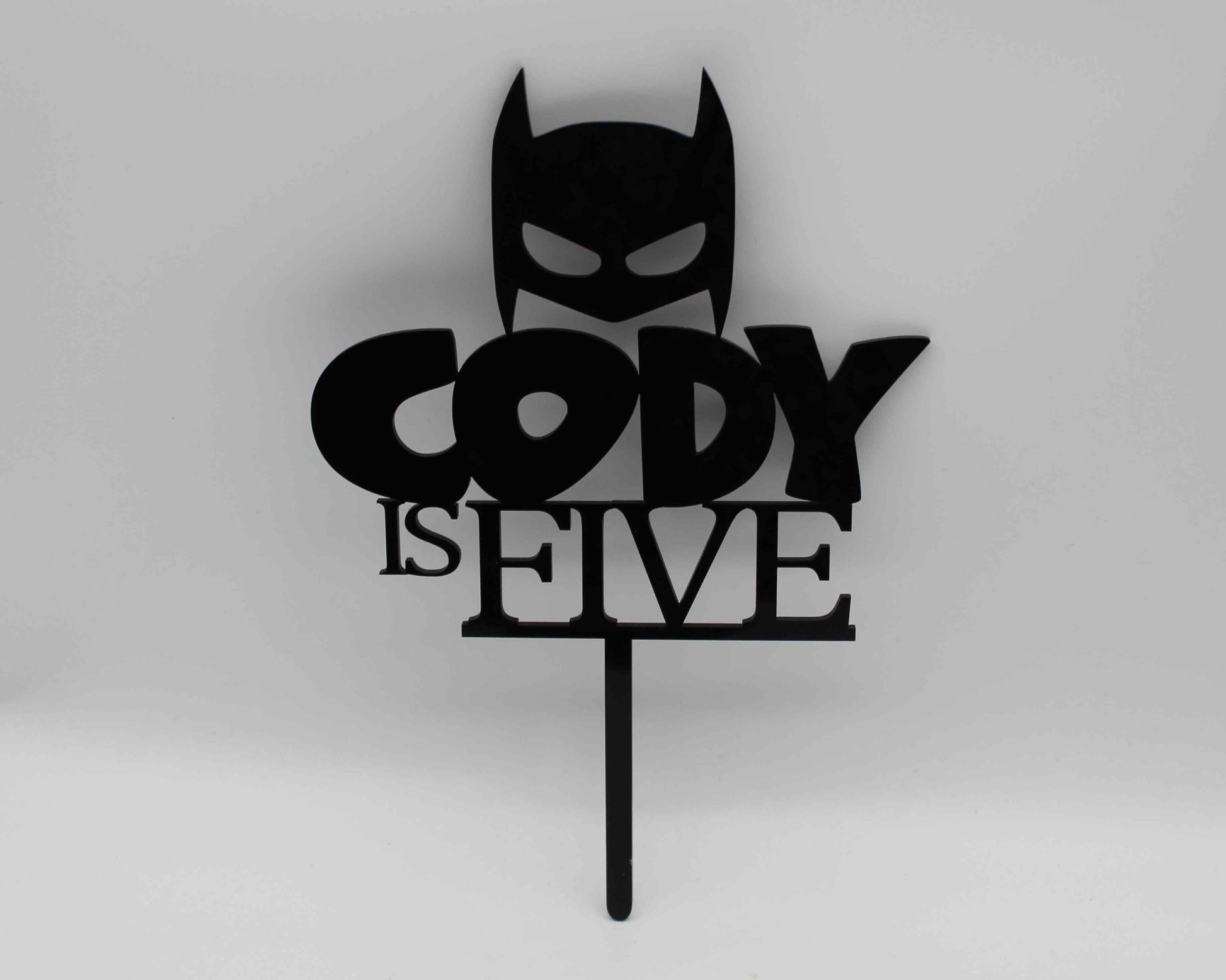 Batman Cake Topper Personalised - Haisley Design