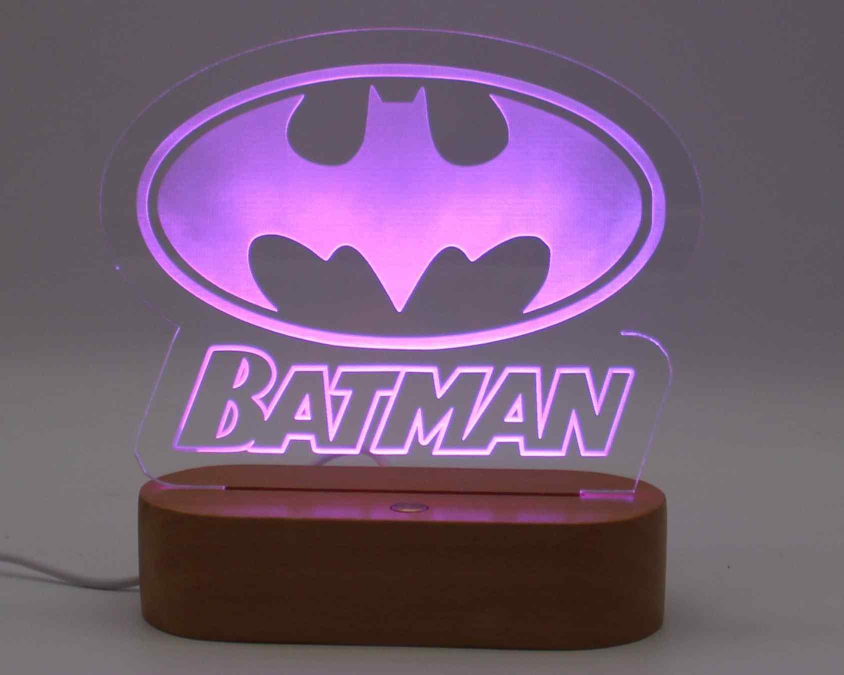 Batman Night Light - Haisley Design