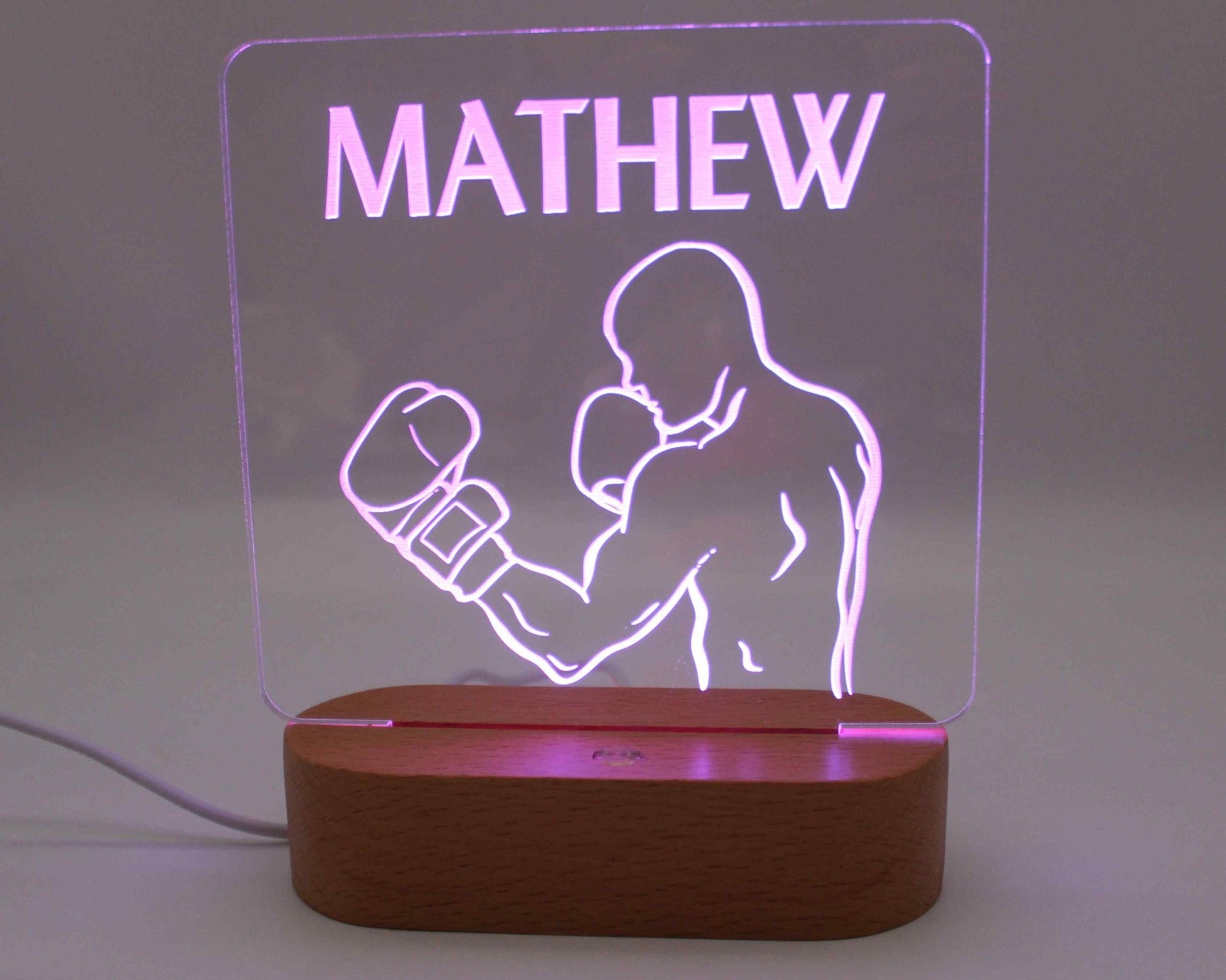 Boxing Night Light Personalised - Haisley Design