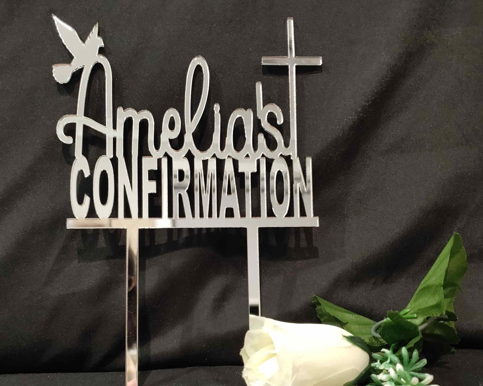 Confirmation Cake Topper Personalised - Haisley Design