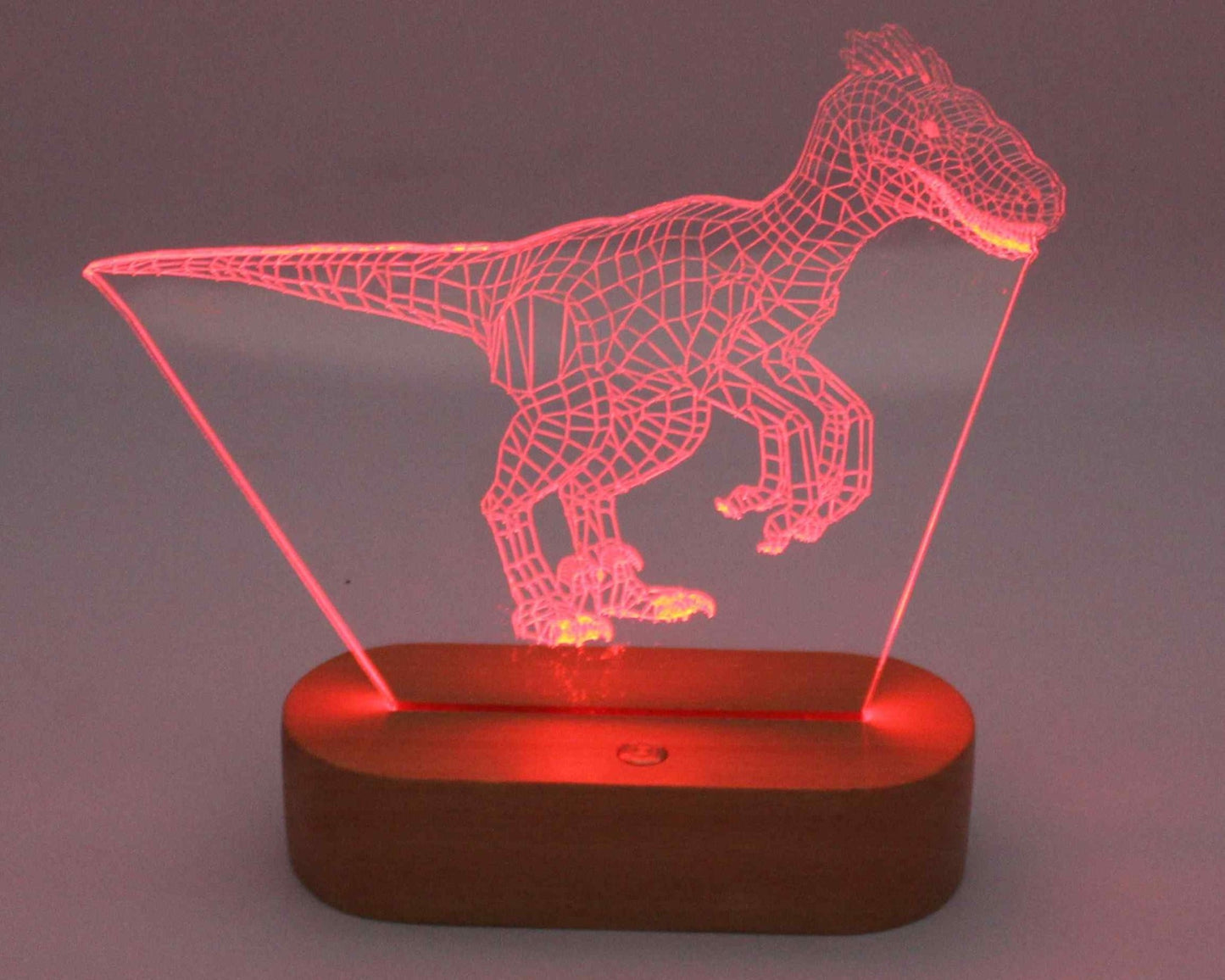 Dinosaur 3D Illusion Night Light - Haisley Design