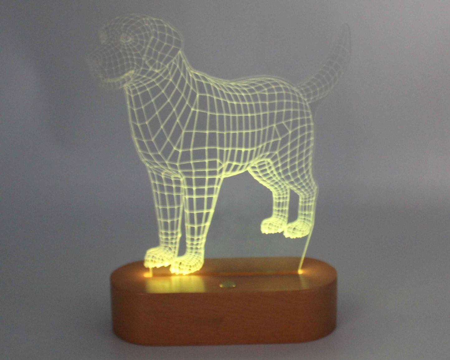 Dog 3D Illusion Night Light - Haisley Design