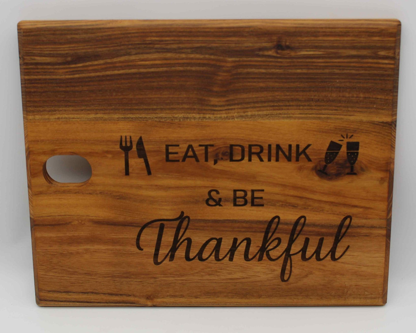 Eat, Drink and Be Thankful Chopping Board - Haisley Design