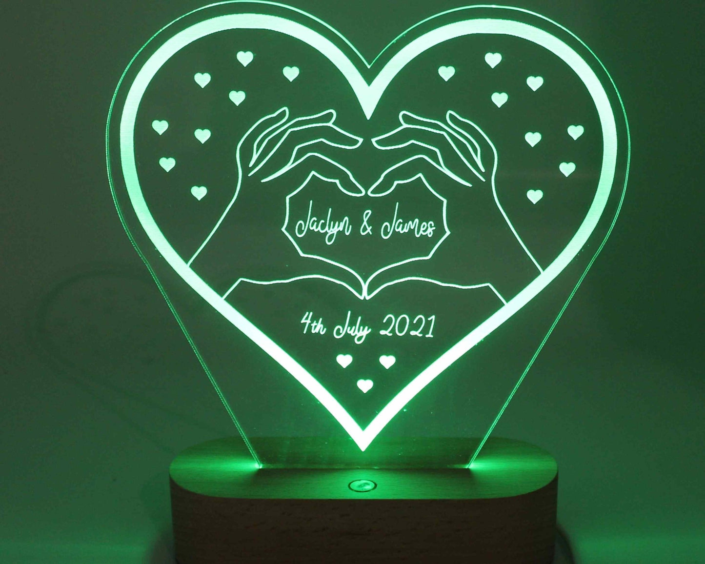 Engagement or Wedding Light Personalised - Haisley Design