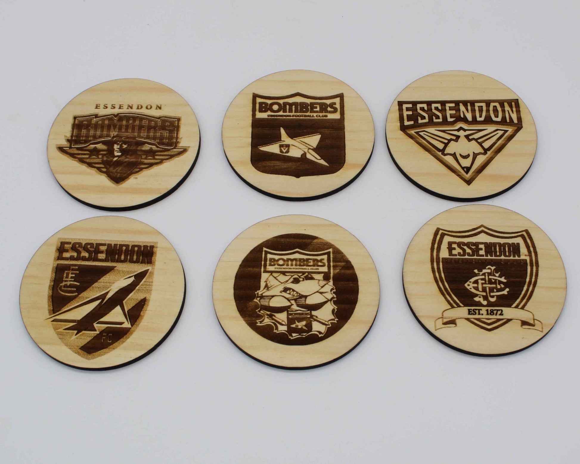 Essendon Drink Coasters - Haisley Design