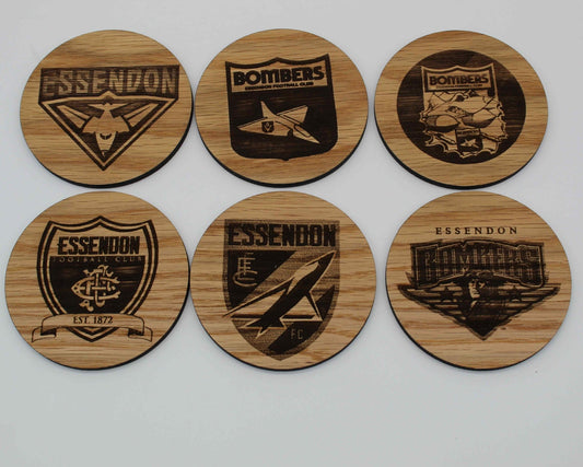 Essendon Drink Coasters - Haisley Design