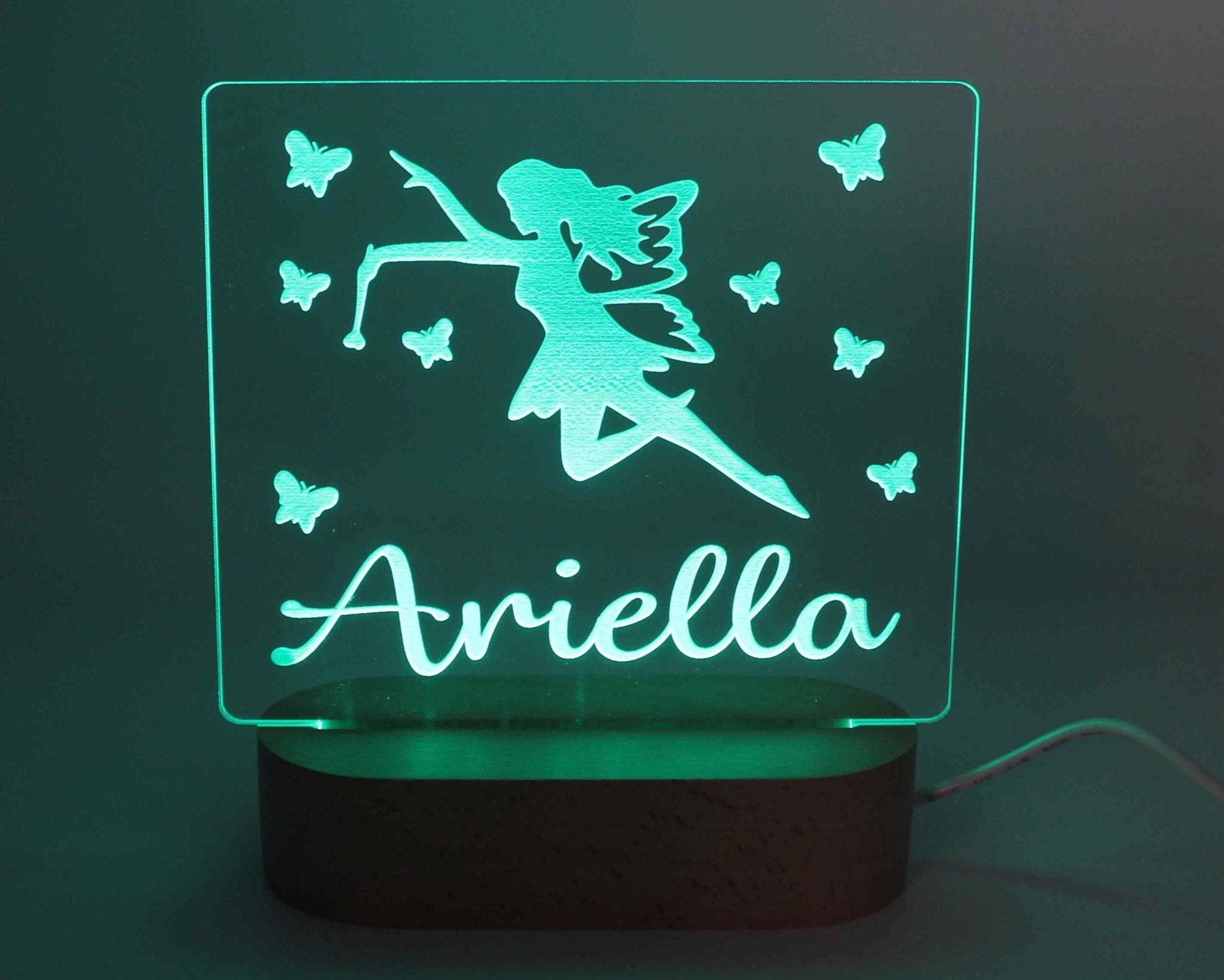Fairy Personalised Night Light - Haisley Design