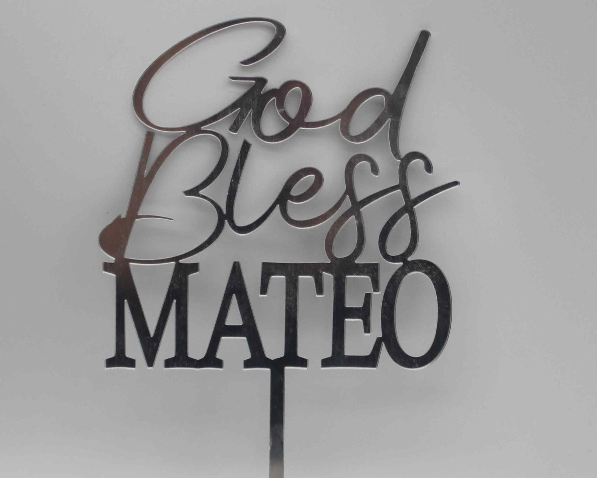 God Bless Cake Topper Personalised - Haisley Design