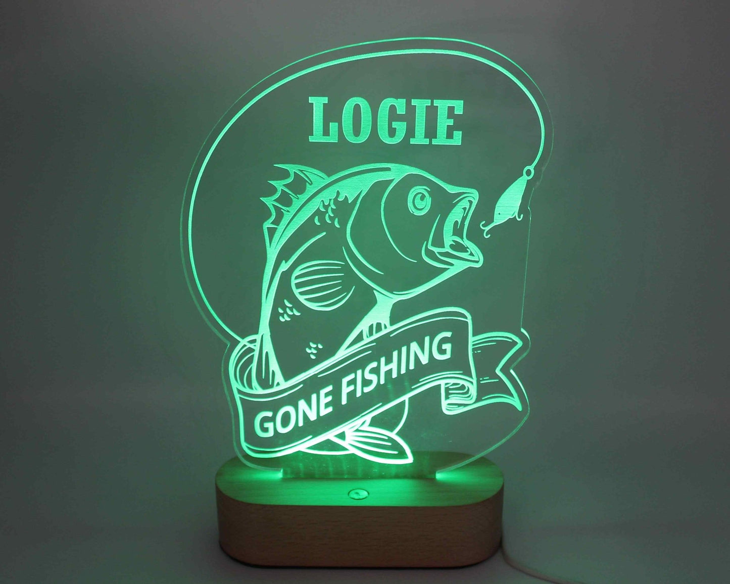 Gone Fishing Night Light - Haisley Design