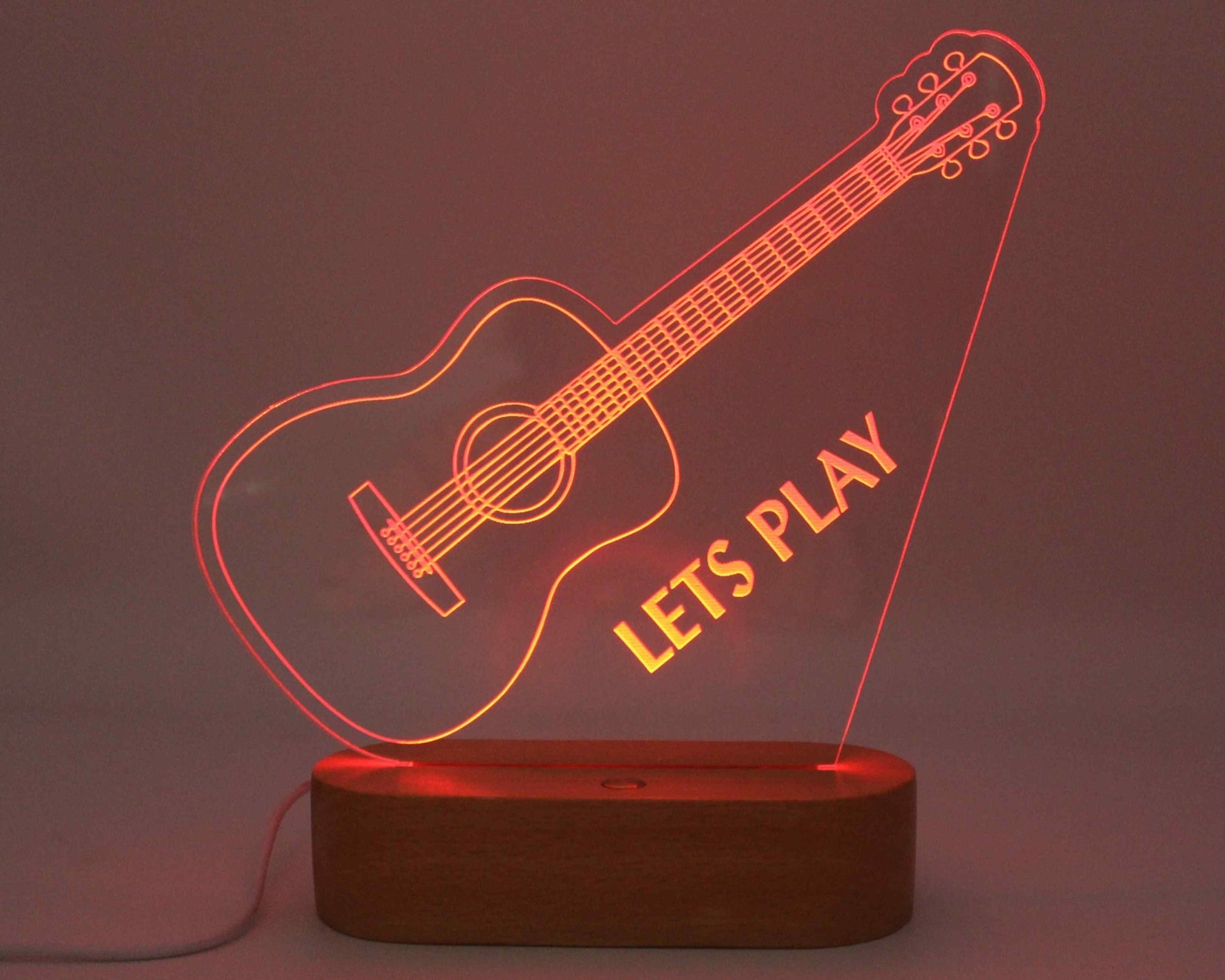 Guitar Night Light - Haisley Design