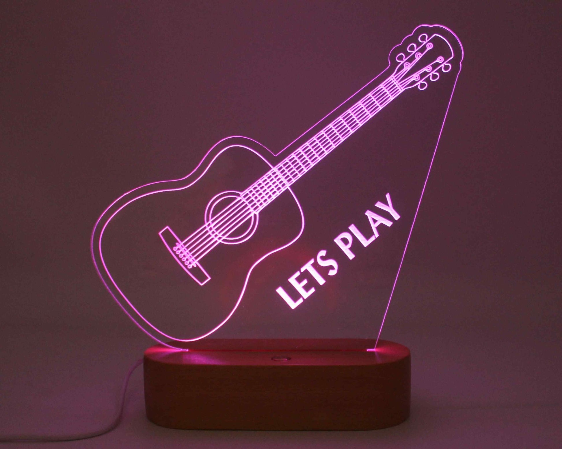 Guitar Night Light - Haisley Design