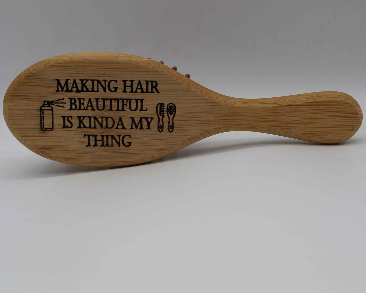 Hair Brush Engraved - Haisley Design