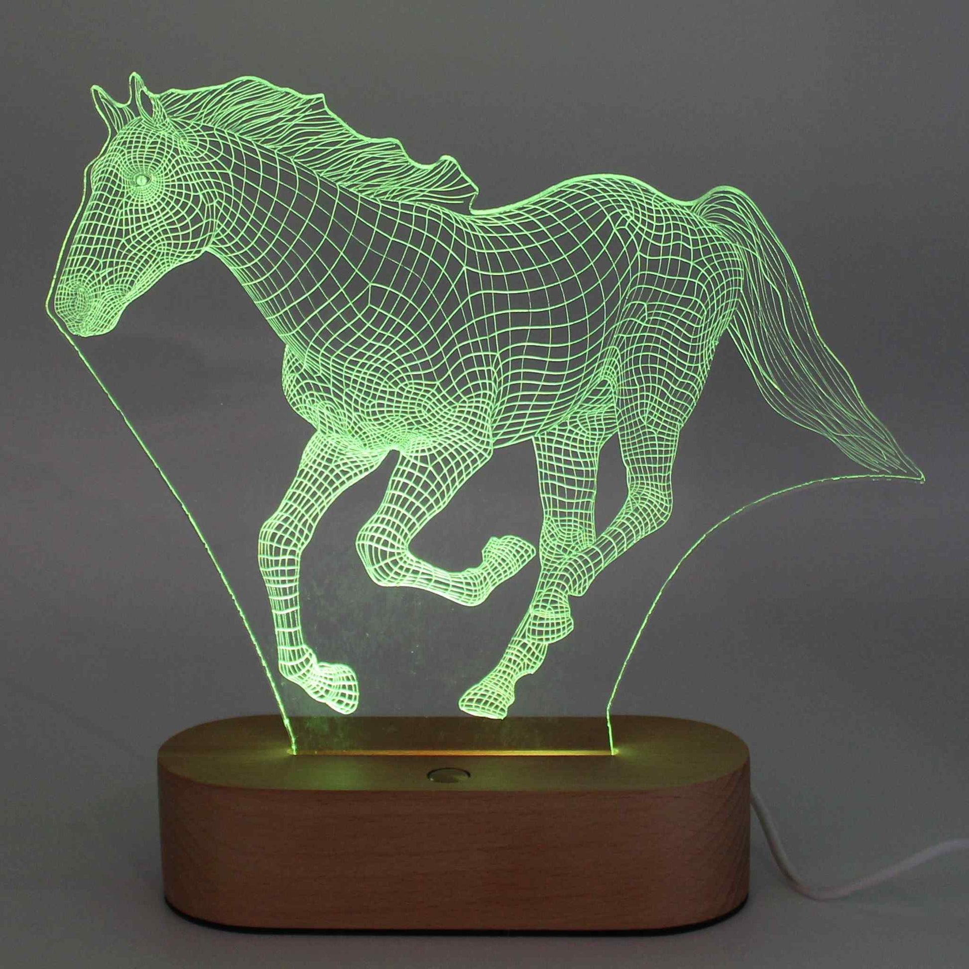 Horse 3D Illusion Night Light - Haisley Design