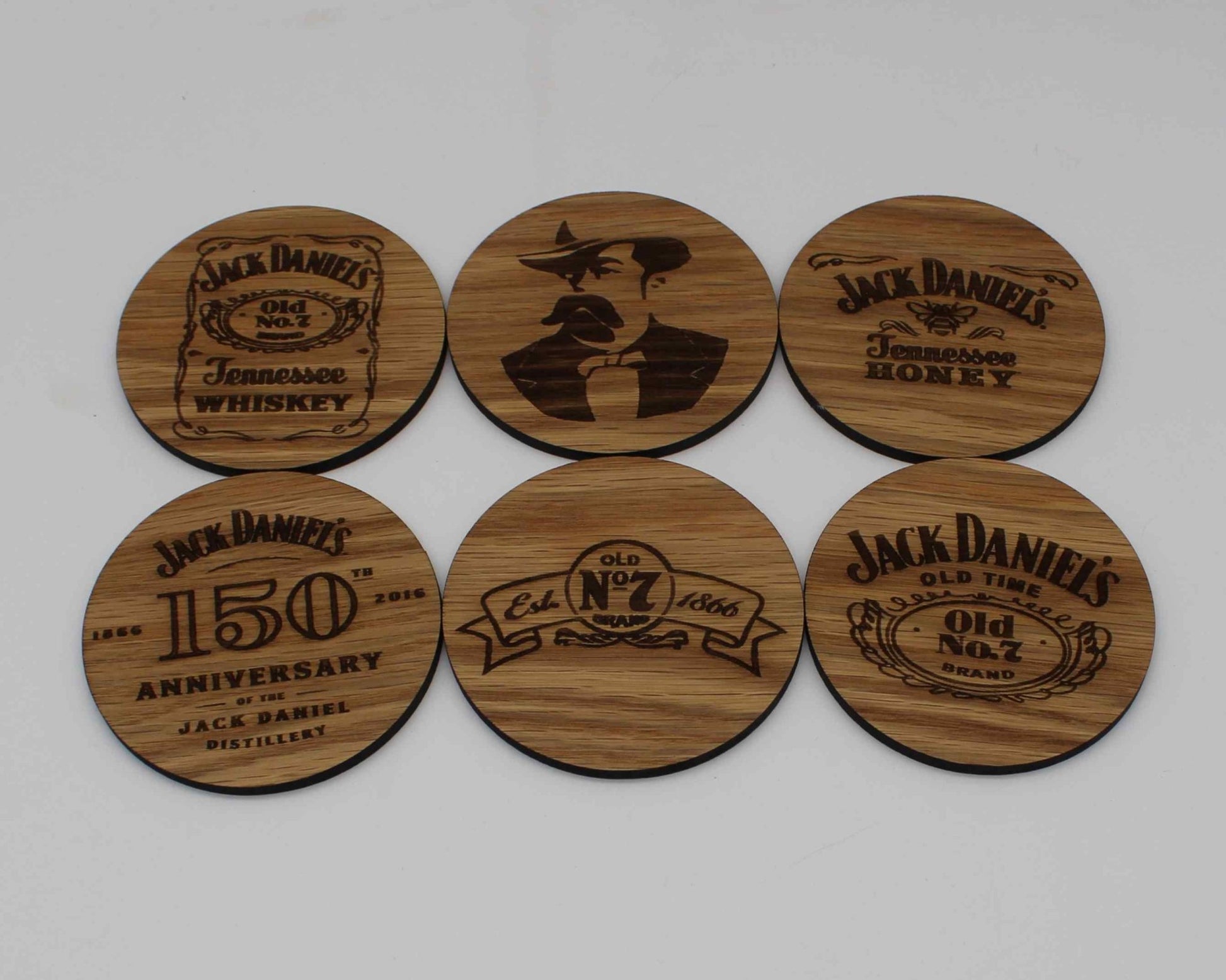 Jack Daniels Drink Coasters - Haisley Design