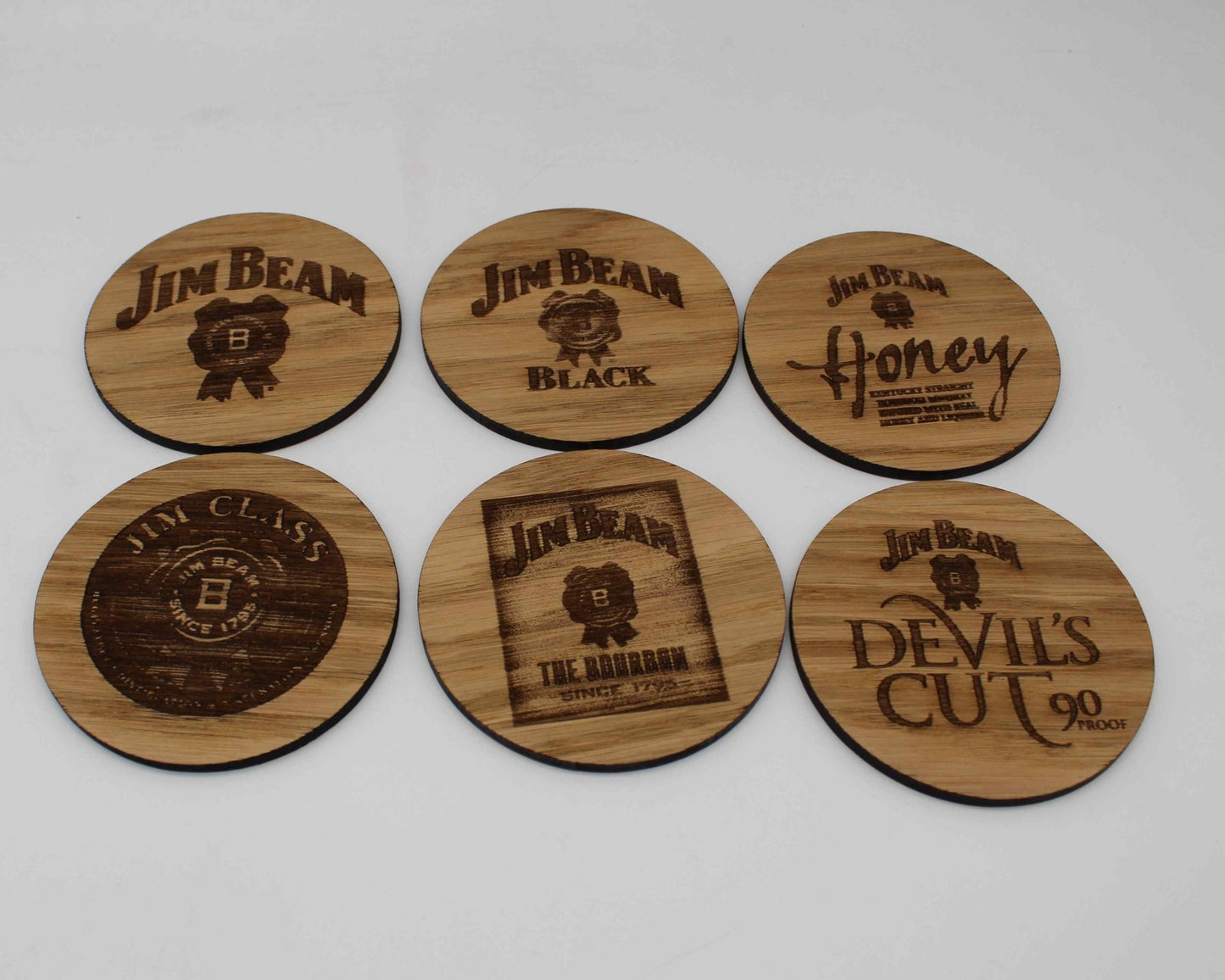 Jim Beam Drink Coasters - Haisley Design