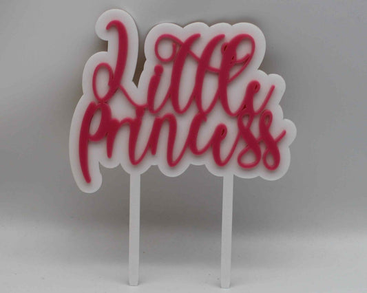 Little Princess Cake Topper 2 Layers - Haisley Design