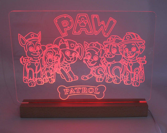 Paw Patrol Night Light - Haisley Design