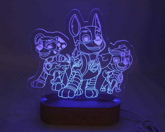 Paw Patrol Night Light - Haisley Design