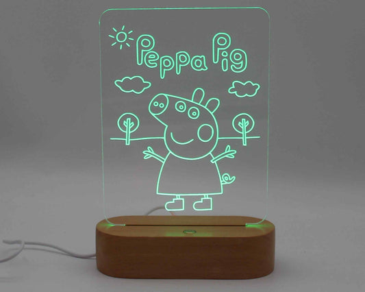 Peppa Pig Night Light - Haisley Design