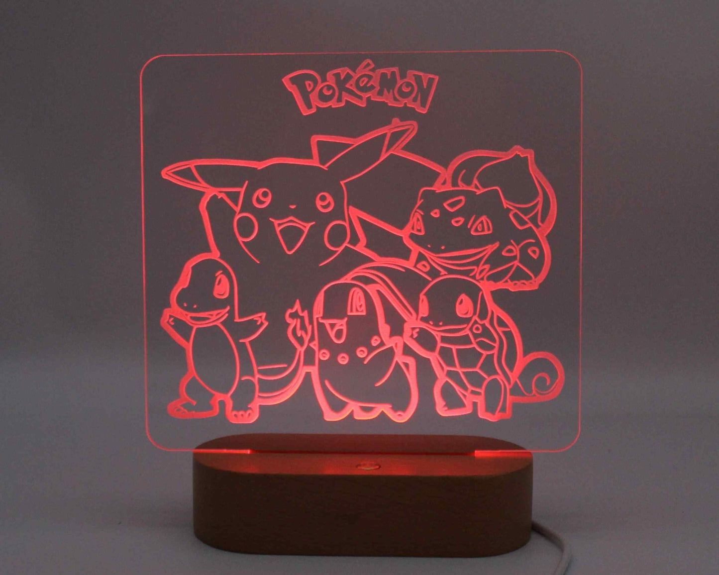 Pokemon Night Light - Haisley Design