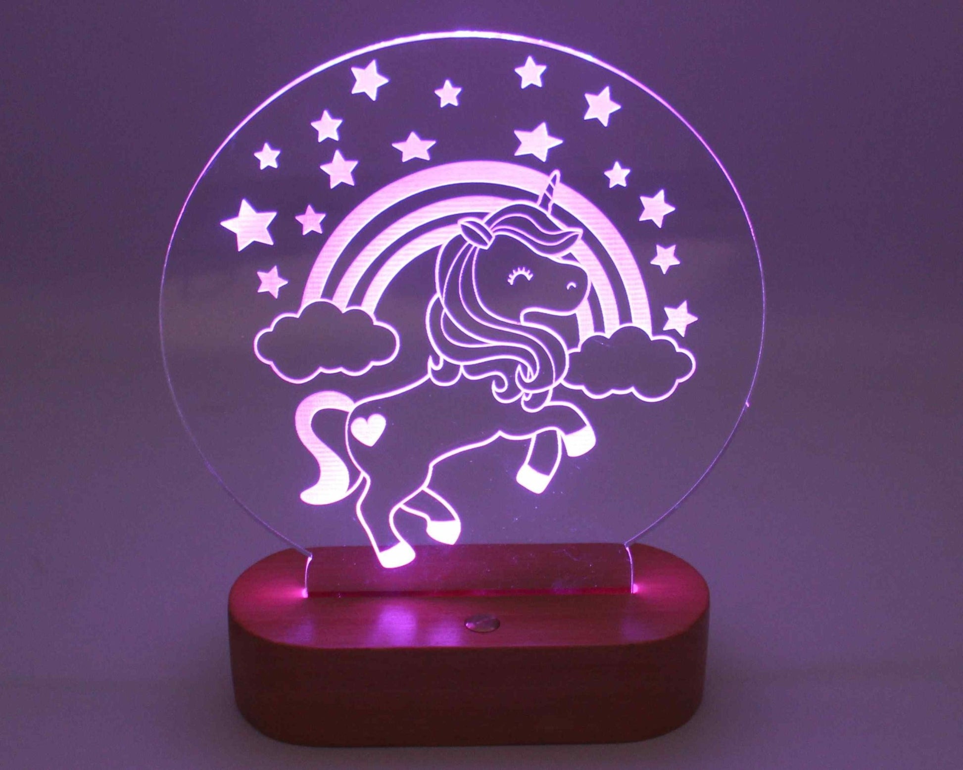 Rainbow Unicorn Night Light - Haisley Design