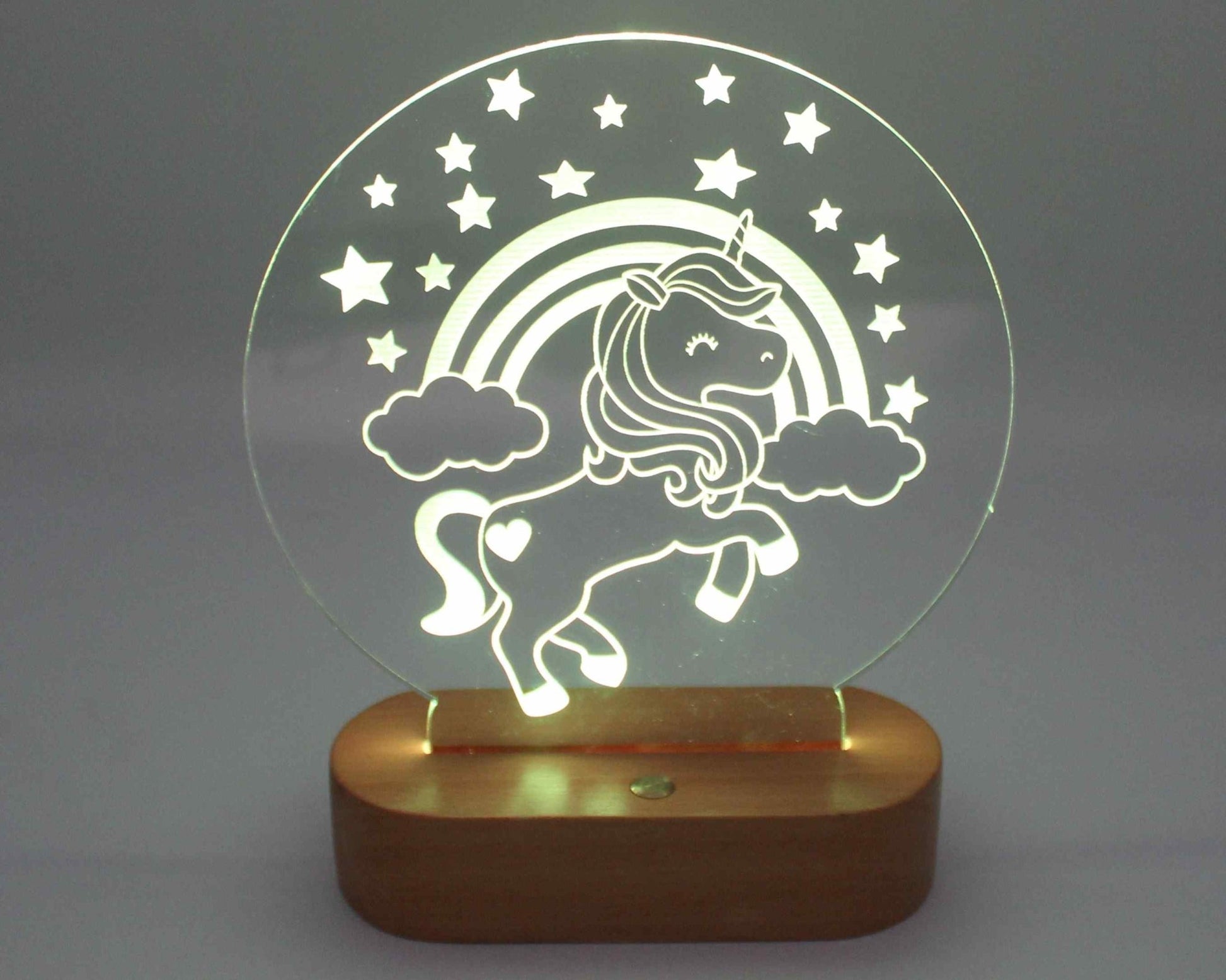 Rainbow Unicorn Night Light - Haisley Design