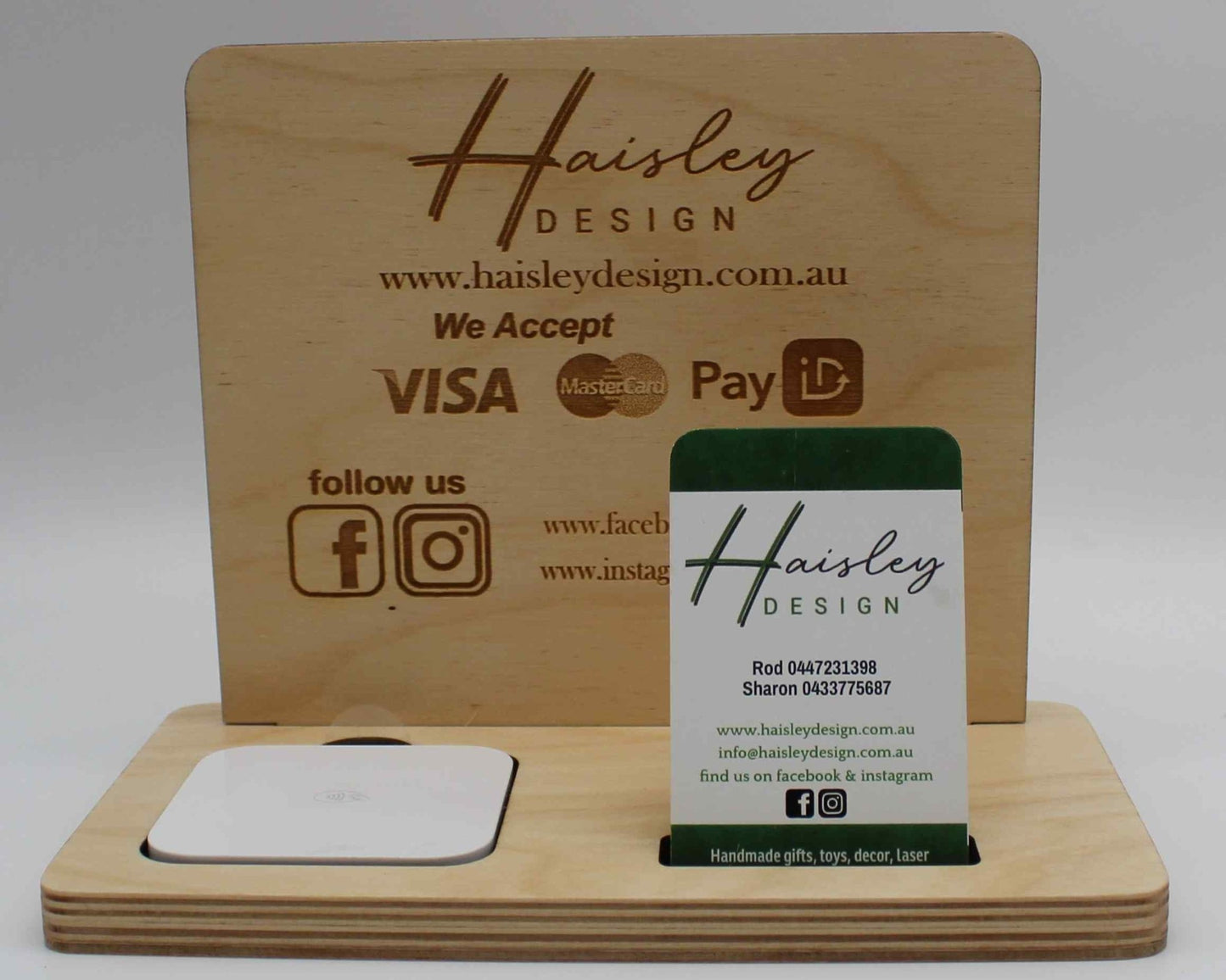 Square Card Reader Holder Personalised - Haisley Design