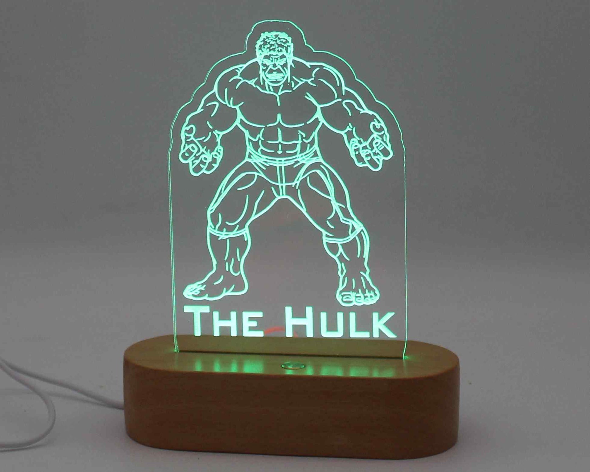 The Hulk Night Light - Haisley Design