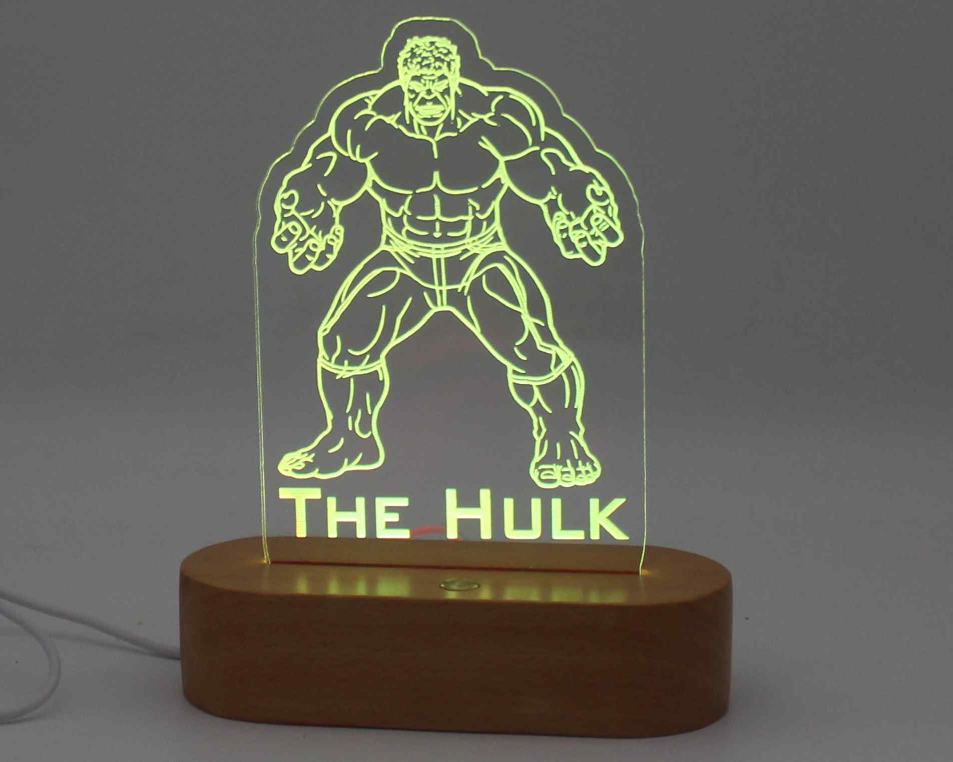 The Hulk Night Light - Haisley Design