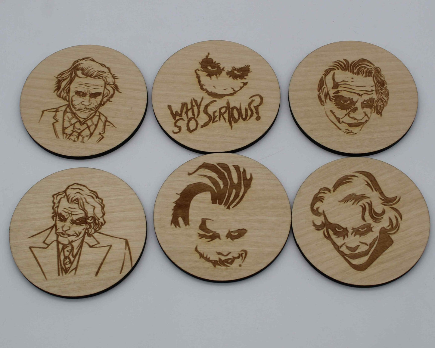 The Joker Drink Coasters - Haisley Design