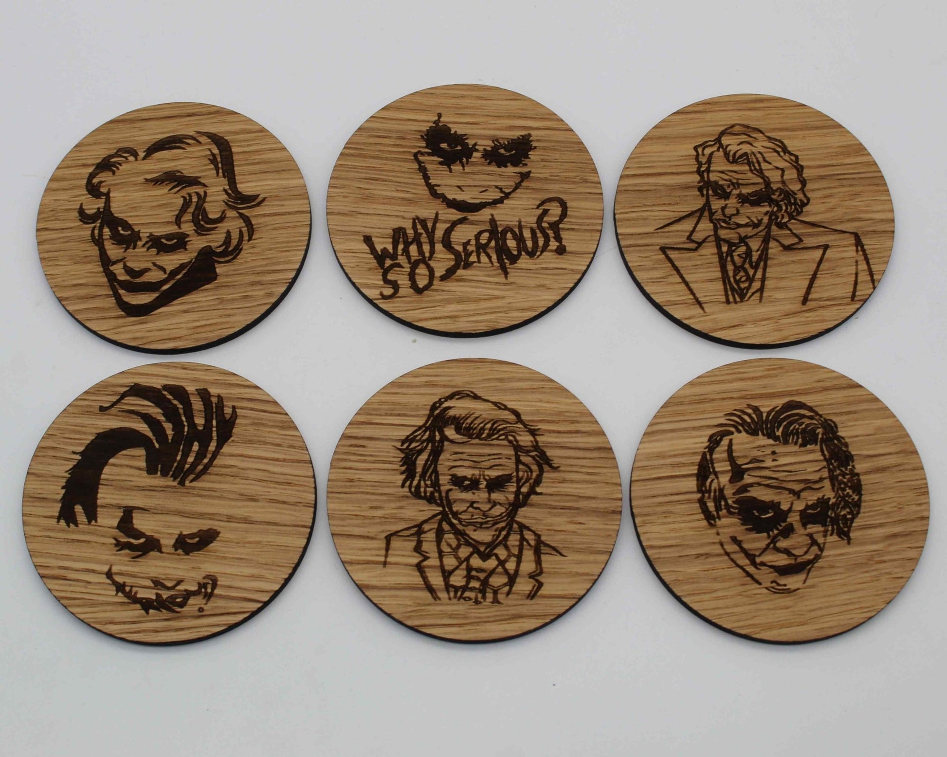 The Joker Drink Coasters - Haisley Design