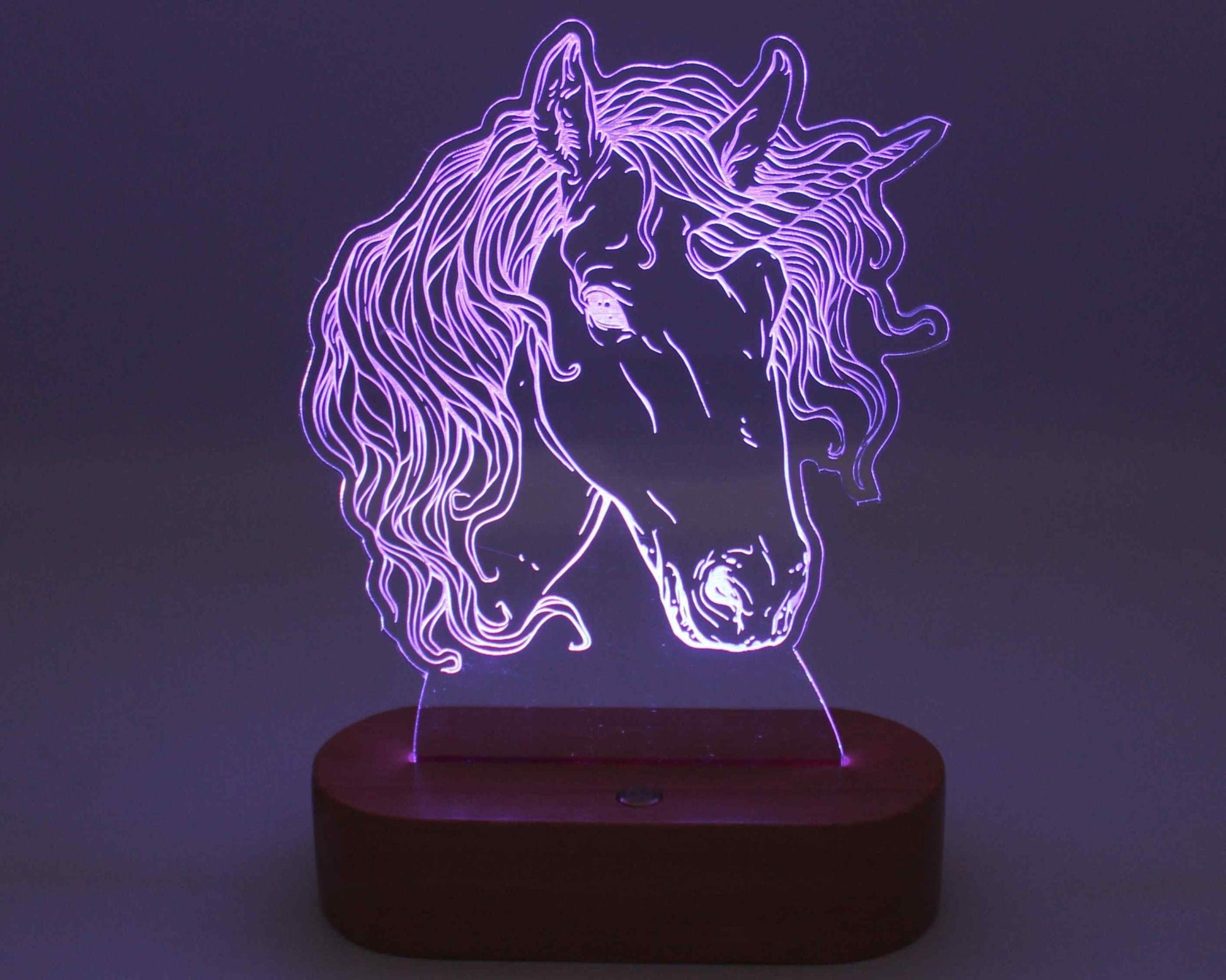 Unicorn 3D Illusion Night Light - Haisley Design