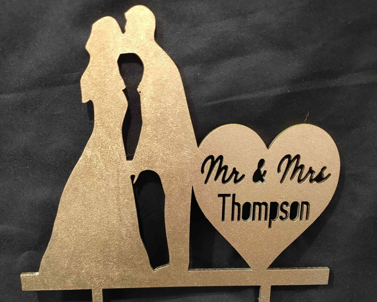 Wedding Cake Topper Personalized - Haisley Design