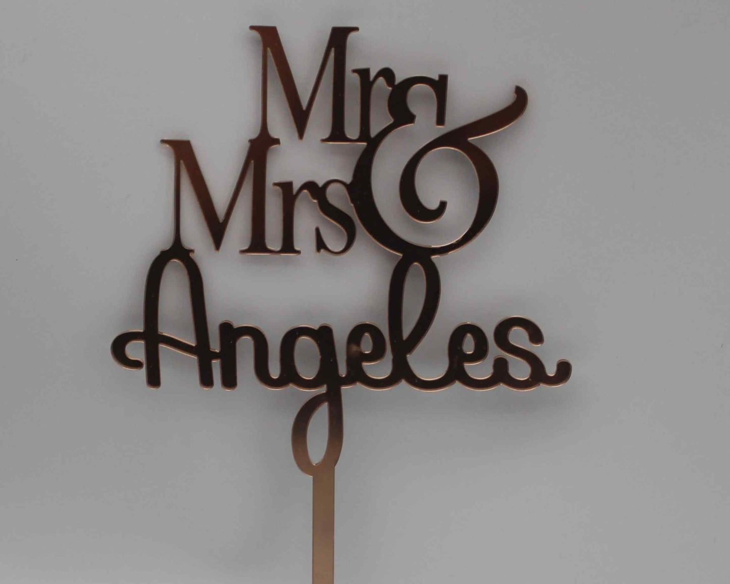 Wedding Cake Topper Personalized - Haisley Design