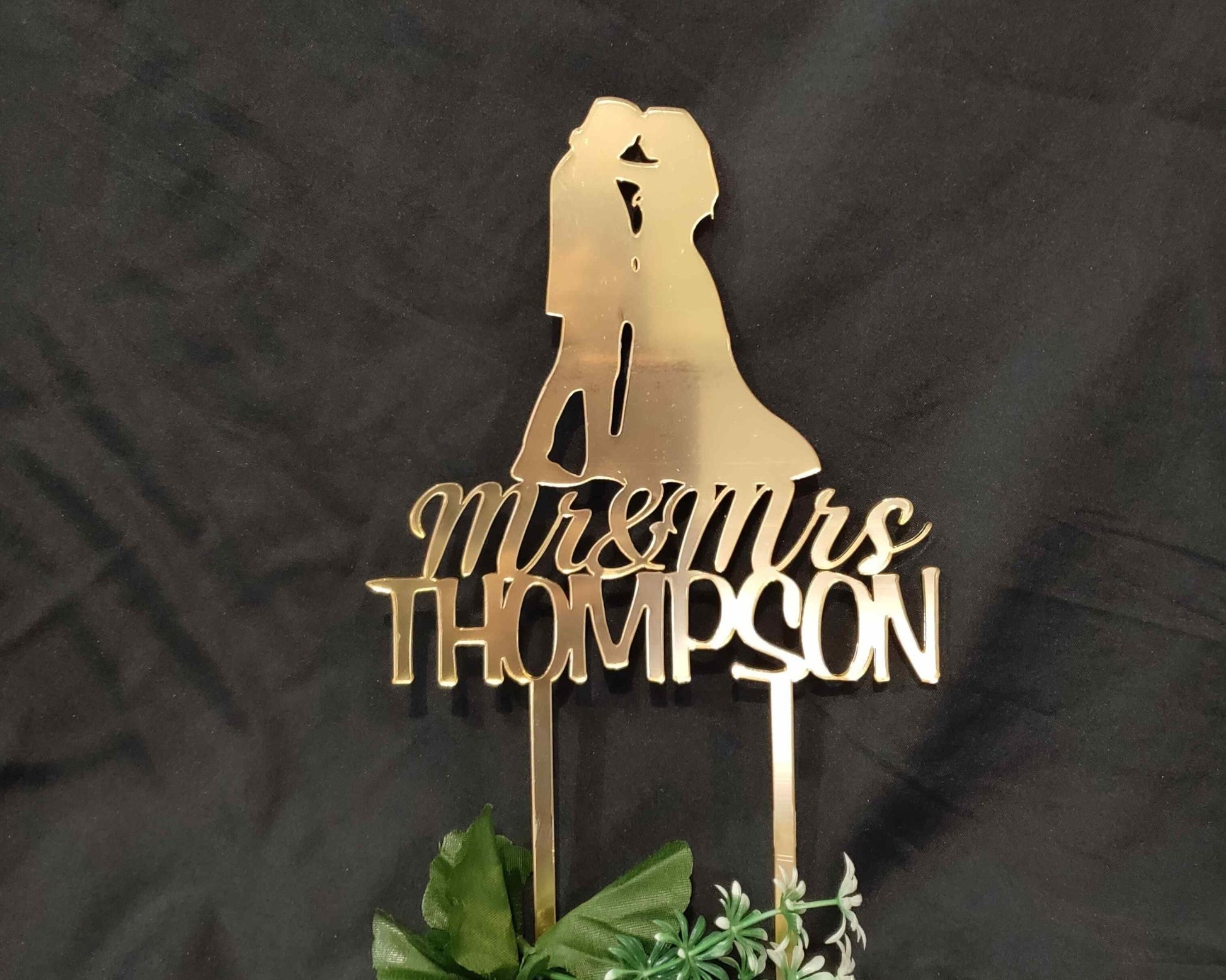 Wedding Cake Topper Personalized - Haisley Design