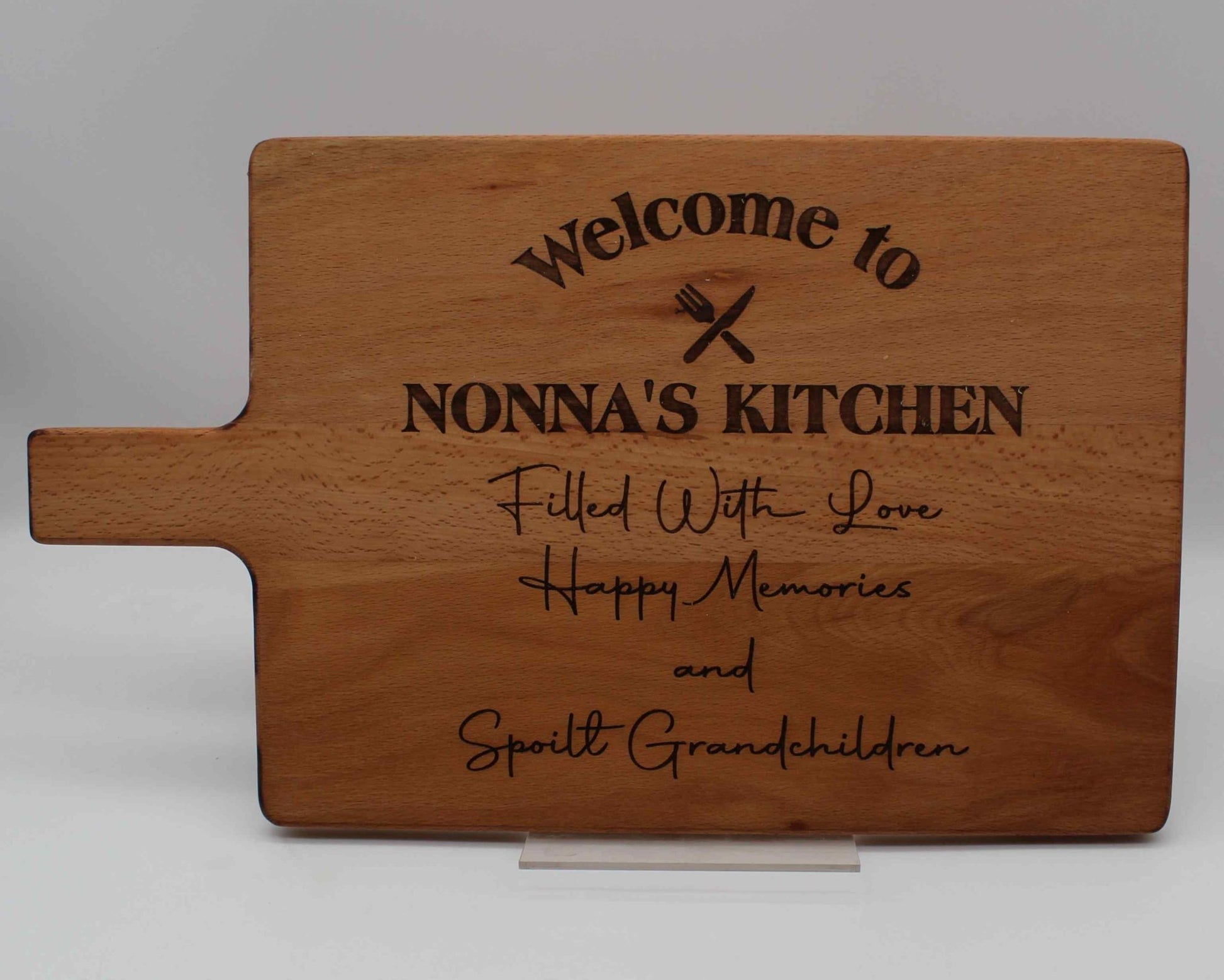 Welcome To Grandma's, Nanny's, Nanna's, Nonna's, etc Chopping Board - Haisley Design