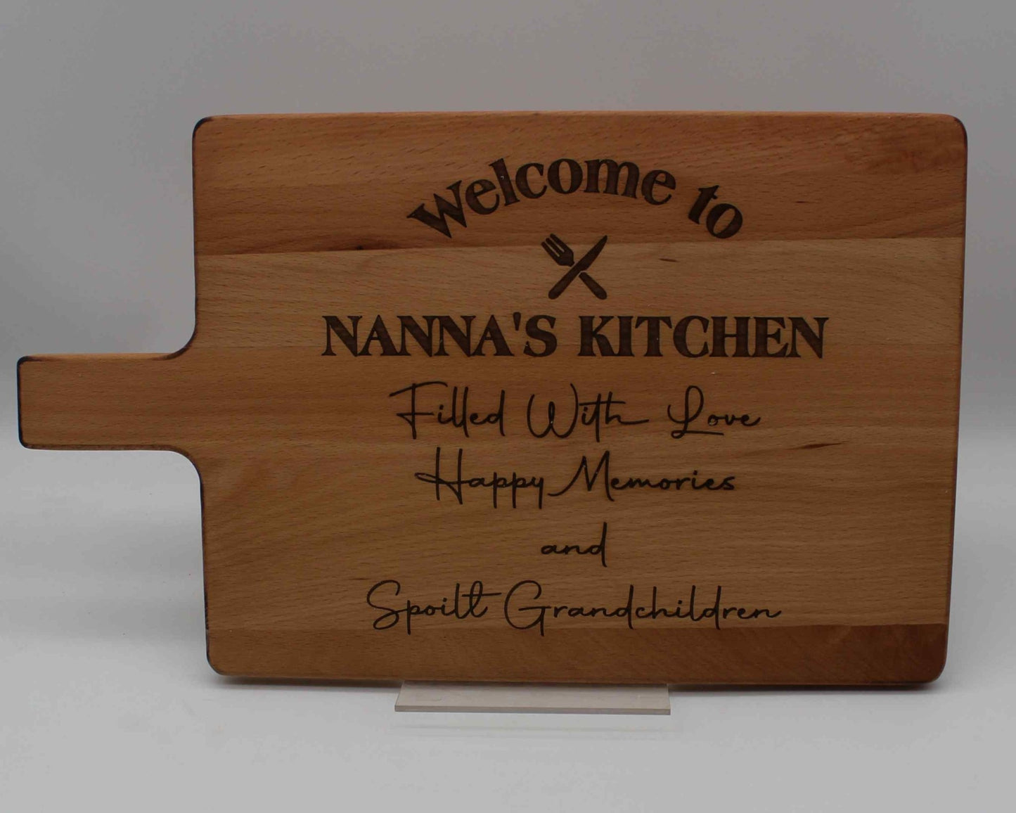 Welcome To Grandma's, Nanny's, Nanna's, Nonna's, etc Chopping Board - Haisley Design