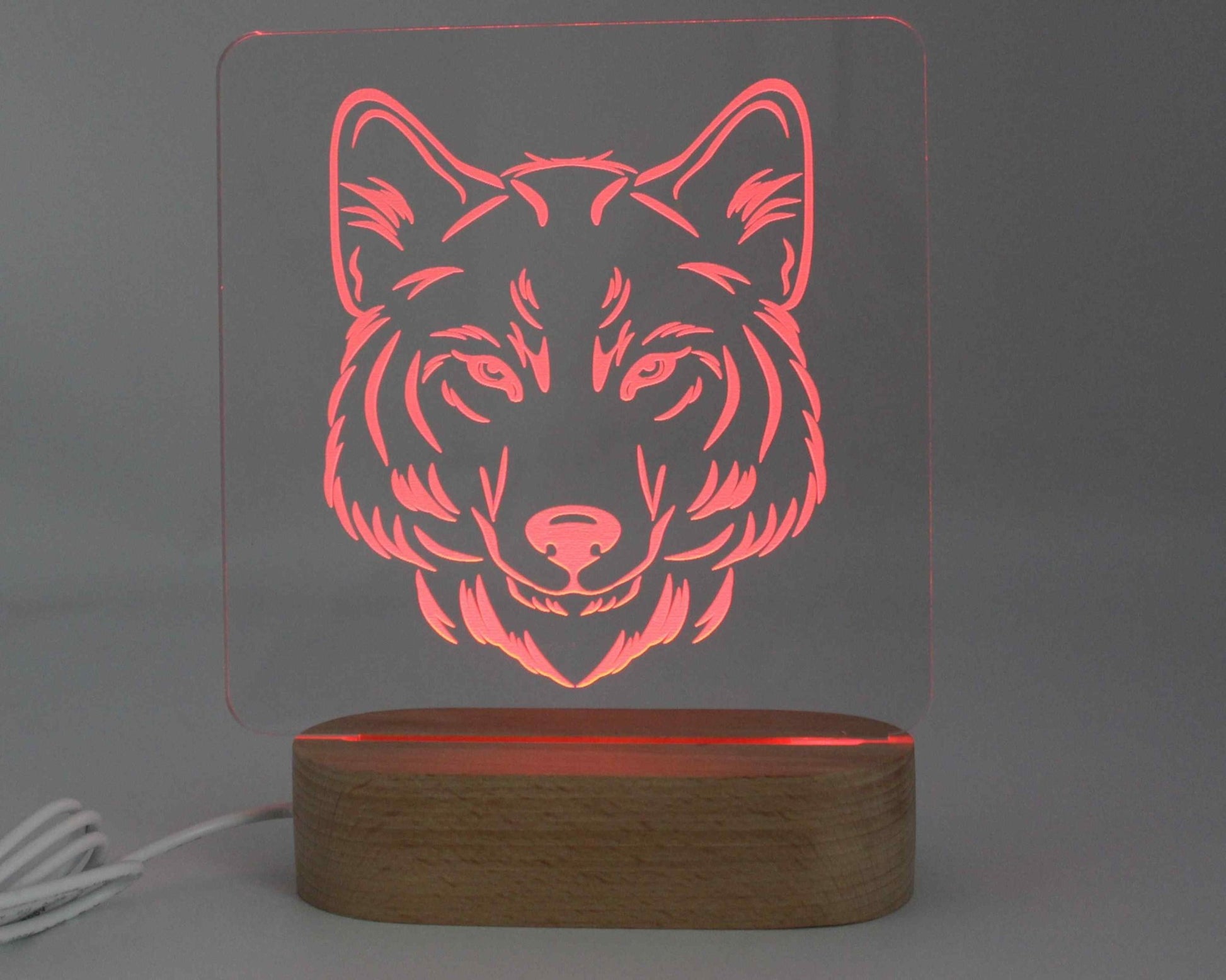 Wolf Night Light - Haisley Design