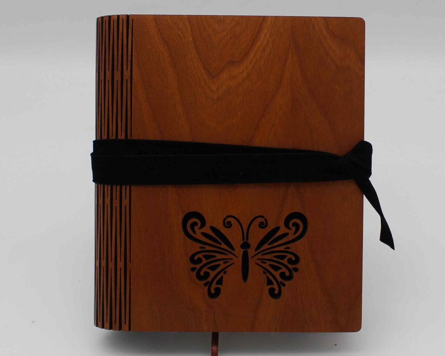 Wooden Living Hinge Note Book (A5) butterfly - Haisley Design